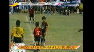 Phát hiện: Lionel Messi sút phạt đỉnh từ khi mới .... 10 tuổi