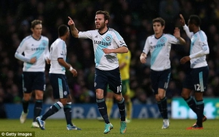 Tuyệt phẩm của Mata nâng bước Chelsea