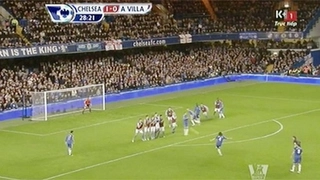 David Luiz vẽ đường cong tuyệt hảo vào lưới Aston Villa