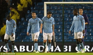 Manchester City 2-4 Aston Villa (Vòng 3 cúp Liên đoàn Anh)