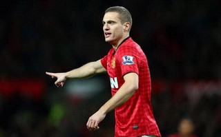 Nemanja Vidic chấm dứt cơn khát bàn thắng kéo dài hơn 1,5 năm