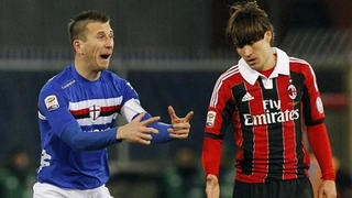 Sampdoria 0-0 Milan: Ném cơ hội qua cửa sổ