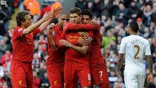 Liverpool 5-0 Swansea: Cơn lốc Đỏ