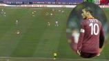 Pha đánh gót siêu đẳng của Totti