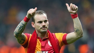 Tiền vệ Wesley Sneijder lên tiếng ghi bàn cho Galatasaray