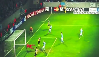 Pha đánh gót ghi bàn điệu nghệ của Koke (Atl.Madrid v Malmo)