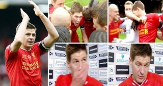 Gerrard khóc nức nở sau trận thắng Man City