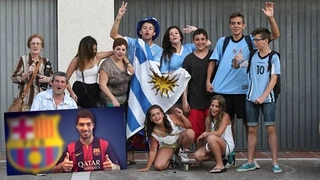 Fan Barca hân hoan chào đón Luis Suarez