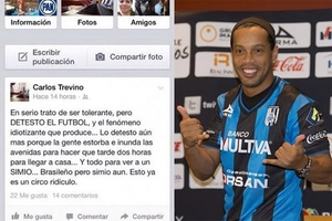 Ronaldinho bắn chim từ chấm 11m trong ngày ra mắt CLB mới