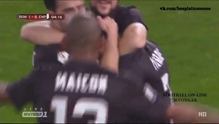 Video bàn thắng: Roma 2-1 Empoli (Vòng 1/8 Coppa Italia 2014/15)