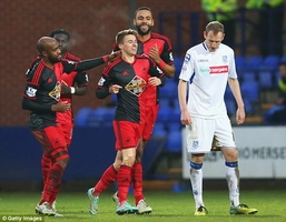 Video tổng hợp: Tranmere 2-6 Swansea (Vòng 3 cúp FA 2014-2015)