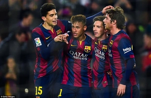 Video bàn thắng: Barcelona 5-0 Elche (Cúp Nhà vua TBN)