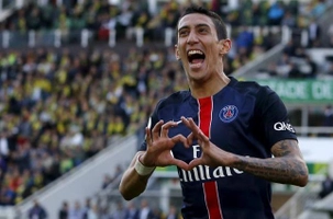 Thiên thần Di Maria sút phạt ghi bàn thần sầu từ cự ly hơn 40m