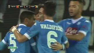 Video clip bàn thắng: Midtjylland 1-4 Napoli (Bảng D - Europa League 2015/16)