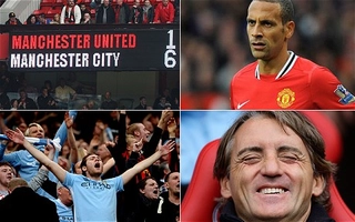 Ký ức derby Manchester: M.U từng bị Man City hạ nhục ra sao trên Old Trafford