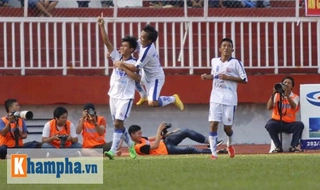 Video clip bàn thắng: U21 An Giang 1-0 U21 Bình Định (VCK quốc gia 2015)