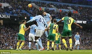 Video clip bàn thắng: Man City 2-1 Norwich (Vòng 11 Premier League 2015/16)