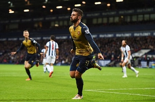 Video clip bàn thắng: West Brom 2-1 Arsenal (Vòng 13 Ngoại hạng Anh 2015/16)