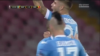 Video clip bàn thắng: Napoli 5-0 Midtjylland (Vòng bảng Europa League 2015/2016)