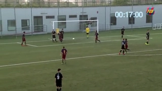 Siêu phẩm tiki-taka trong 17 giây của đội trẻ Barca