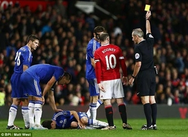 Chân gỗ và bạo lực, Rooney hứng đá từ dư luận sau trận M.U 0-0 Chelsea