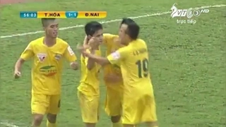 Video bàn thắng: Thanh Hóa 3-2 Đồng Nai (Vòng 8 V.League 2015)