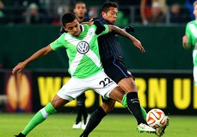 Video bàn thắng: Wolfsburg 3-1 Inter Milan (Vòng 1/8 Europa League 2014-2015)