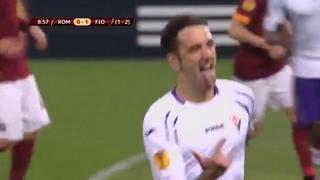 Video bàn thắng: Roma 0-3 (1-4) Fiorentina (Vòng 1/8 Europa League)