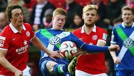 Video bàn thắng: FSV Mainz 1-1 VfL Wolfsburg (Vòng 26 Bundesliga 2014/2015)