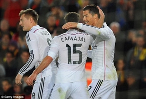 Nỗ lực tuyệt vọng của Quả bóng vàng Ronaldo ở trận El Clasico