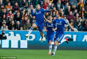 Video bàn thắng: Hull City 2-3 Chelsea (Vòng 30 Premier League 2014/2015)
