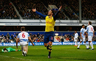 Video bàn thắng: QPR 1-2 Arsenal (Vòng 28 Premier League 2014-2015)
