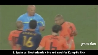 Những sai lầm không tưởng của giới trọng tài bóng đá