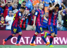 Video bàn thắng: Barcelona 2-0 Real Sociedad (Vòng 36 La Liga 2014-2015)