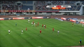 Siêu phẩm sút phạt đỉnh cao tại giải vô địch Trung Quốc