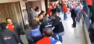 Lộ clip ẩu đả giữa gia đình Messi với CĐV Chile ở chung kết Copa America 2015