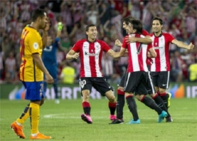 Video clip bàn thắng: Bilbao 4-0 Barcelona (lượt đi siêu cup TBN 2015)