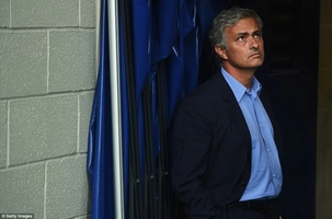 Vẻ biểu cảm của HLV Jose Mourinho lúc tức giận