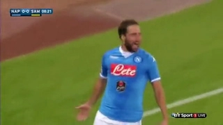 Video clip bàn thắng: Napoli 2-2 Sampdoria (Vòng 2 Serie A 2015/16)