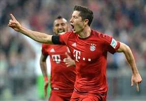 Video clip bàn thắng: Bayern Munich 5-1 Wolfsburg (Vòng 6 Bundeslgia 2015/2016)