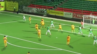 Clip bàn thắng đẹp: Pha volley đỉnh cao từ góc hẹp