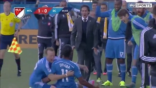 Huyền thoại Chelsea tiền đạo Drogba sút phạt thần sầu trên đất Mỹ