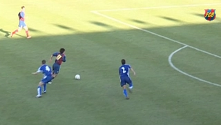 Hình ảnh độc của thiên tài Messi thời trẻ trâu ở đội Barca B