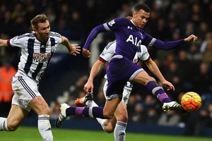 Tổng hợp: West Brom 1-1 Tottenham (Vòng 8 NHA 2016/17)