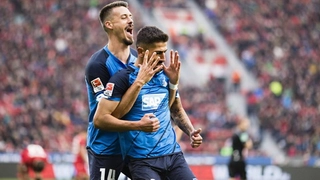 Tổng hợp: Leverkusen 0-3 Hoffenheim (Vòng 8 Bundesliga 2016/17)