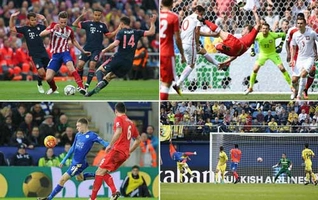 10 bàn thắng đẹp nhất thế giới từ đầu năm 2016