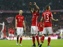 Tổng hợp: Bayern Munich 5-0 Wolfsburg (Vòng 14 Bundesliga 2016/17)