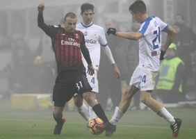 Tổng hợp: AC Milan 0–0 Atalanta (Vòng 17 Serie A 2016/17)