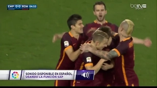 Video clip bàn thắng: Empoli 1-3 AS Roma (Vòng 26 Serie A 2015/16)