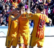 Video clip bàn thắng: Levante 0-2 Barca (Vòng 23 La Liga 2015/2016)